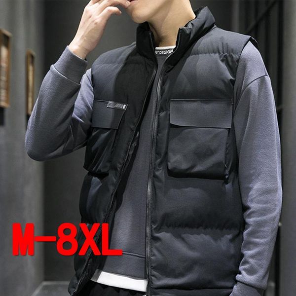 men's vests winter vest men puffer jacket warm quilted coats sleeveless waistcoat mens 4xl 5xl 6xl 7xl 8xl plus size thicken, Black;white
men's vests winter vest men puffer jacket warm quilted coats sleeveless waistcoat mens 4xl 5xl 6xl 7xl 8xl plus size thicken, Black;white