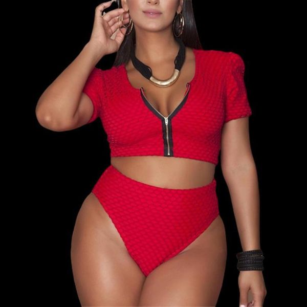 xl 4xl plus size womens swimwear bikini set pad zipper front large high waist monokini female short sleeve bathing suit, White;black
xl 4xl plus size womens swimwear bikini set pad zipper front large high waist monokini female short sleeve bathing suit, White;black
