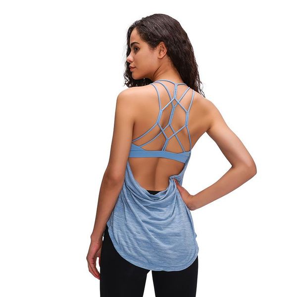 women open back yoga shirts with built in strappy bra sleeveless gym workout summer quick dry fitness running sport tank outfit
women open back yoga shirts with built in strappy bra sleeveless gym workout summer quick dry fitness running sport tank outfit