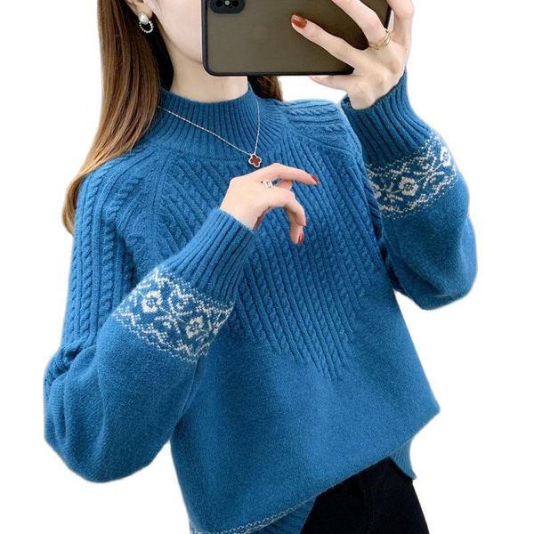women's sweaters autumn winter sweater jumper 2021 fashion long sleeve elasticity knitted female pull femme, White;black
women's sweaters autumn winter sweater jumper 2021 fashion long sleeve elasticity knitted female pull femme, White;black