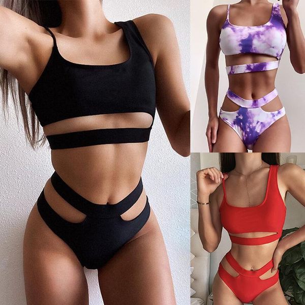 one-piece suits two pieces bikini set cut out swimwear women high waist swimsuits strap brazilian biquini black bathing beachwear
one-piece suits two pieces bikini set cut out swimwear women high waist swimsuits strap brazilian biquini black bathing beachwear