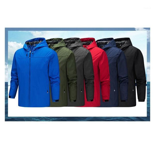 men's jackets casual zipper solid color windproof waterproof spring autumn fashion outdoor hiking male hooded coat plus size, Black;brown
men's jackets casual zipper solid color windproof waterproof spring autumn fashion outdoor hiking male hooded coat plus size, Black;brown