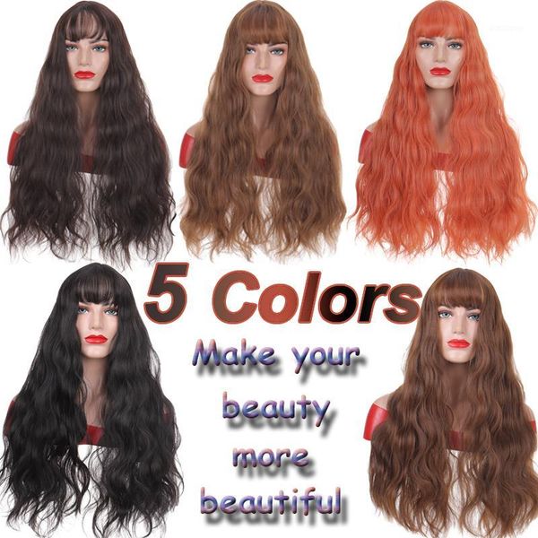 allaosify long wavy wigs for black people synthesized from fibers high temperature resistance brown orange1
allaosify long wavy wigs for black people synthesized from fibers high temperature resistance brown orange1