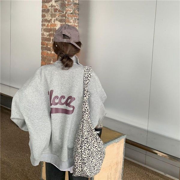 women's jackets long-sleeved sweater jacket casual coat autumn winter women loose retro hong kong style wild fried street short 2021 ba, Black;brown
women's jackets long-sleeved sweater jacket casual coat autumn winter women loose retro hong kong style wild fried street short 2021 ba, Black;brown