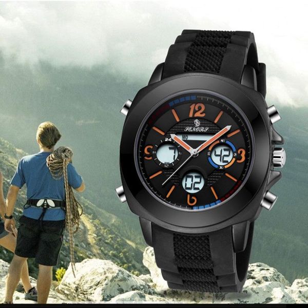 wristwatches military sport mens watches quartz fashion students watch dual display alarm luminous waterproof men digital relogio, Slivery;brown
wristwatches military sport mens watches quartz fashion students watch dual display alarm luminous waterproof men digital relogio, Slivery;brown