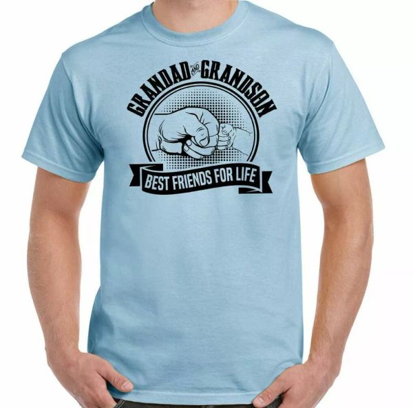 grandpa & grandson t-shirt friends for life mens funny father's day gift, White;black
grandpa & grandson t-shirt friends for life mens funny father's day gift, White;black