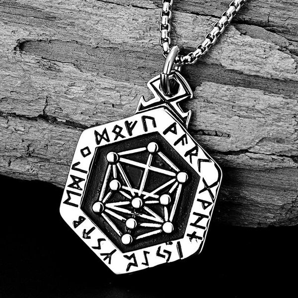 pendant necklaces nordic viking necklace male titanium steel trendy personality domineering man hip hop student retro sweater chain, Silver
pendant necklaces nordic viking necklace male titanium steel trendy personality domineering man hip hop student retro sweater chain, Silver