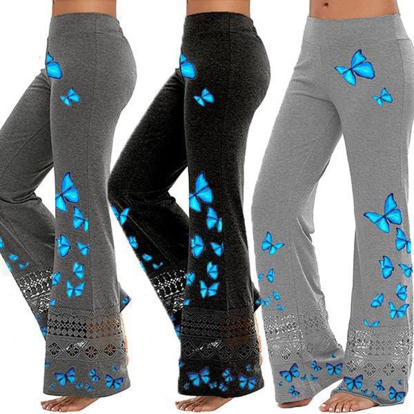 40# summer plus size leggings women lace hollow wide leg casual pants butterfly print sports clothing leggins mujer women's, Black
40# summer plus size leggings women lace hollow wide leg casual pants butterfly print sports clothing leggins mujer women's, Black