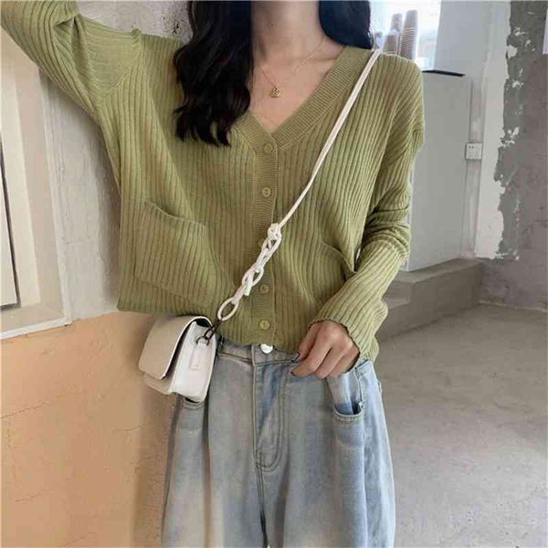 women's jackets coats 2021 spring and summer fashion knitted v-neck cardigan long sleeve sunscreen with air conditioning shirt thin gej, Black;brown
women's jackets coats 2021 spring and summer fashion knitted v-neck cardigan long sleeve sunscreen with air conditioning shirt thin gej, Black;brown