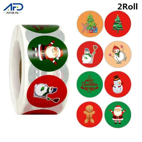 gift wrap 2 roll 500pcs christmas stickers diy handmade snowman merry sticker package label sealing scrapbooking decor
gift wrap 2 roll 500pcs christmas stickers diy handmade snowman merry sticker package label sealing scrapbooking decor