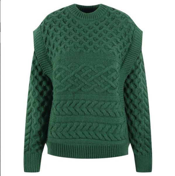 1226 2022 runway spring brand same style sweater pullover long sleeve crew neck green striped fashion womens clothes womens yl, White;black
1226 2022 runway spring brand same style sweater pullover long sleeve crew neck green striped fashion womens clothes womens yl, White;black