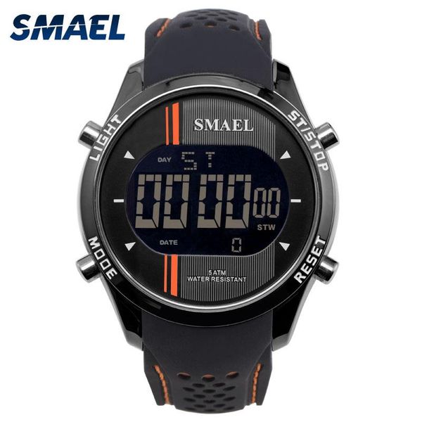 digital watch for men military clock sports watches fashion running swimming waterproof 50m electronic wristwatches, Slivery;brown
digital watch for men military clock sports watches fashion running swimming waterproof 50m electronic wristwatches, Slivery;brown