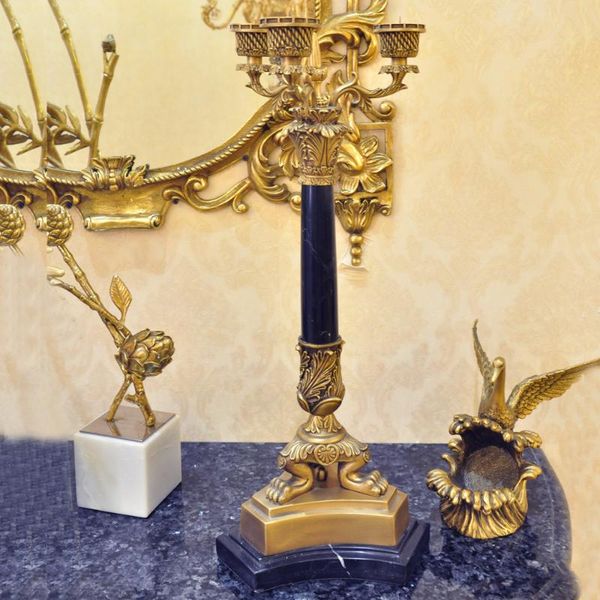candle holders french antique reproduction brass holder with black marble column candelabra
candle holders french antique reproduction brass holder with black marble column candelabra