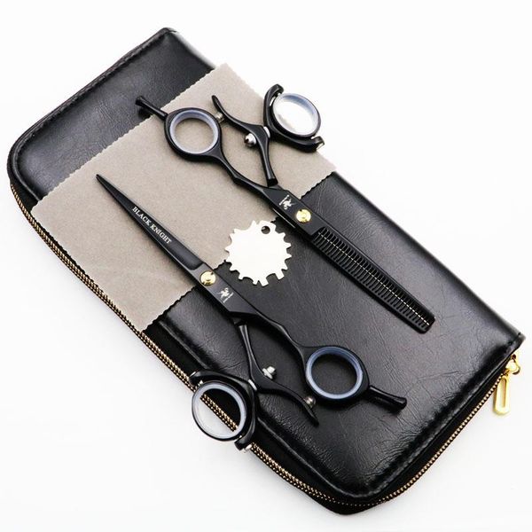 hair scissors black knight professional hairdressing rotating ring 6 inch cutting + thinning 2 pieces set
hair scissors black knight professional hairdressing rotating ring 6 inch cutting + thinning 2 pieces set