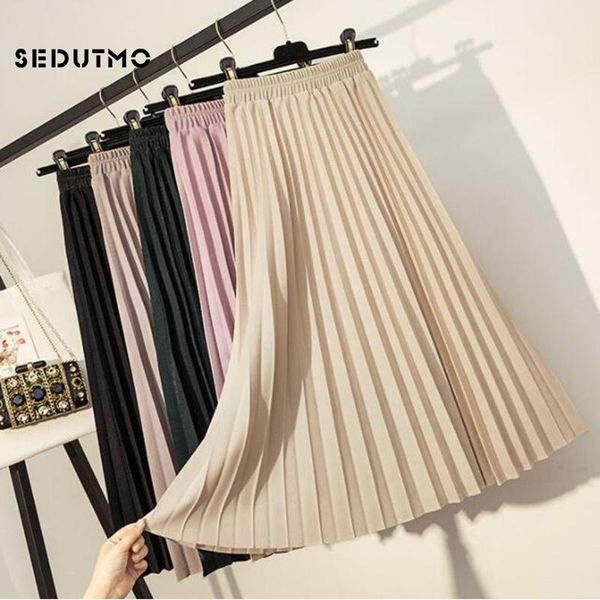 skirts sedutmo spring pleated women high wiat midi skirt slim autumn black vintage classic tutu ed609
skirts sedutmo spring pleated women high wiat midi skirt slim autumn black vintage classic tutu ed609