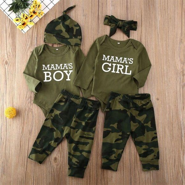 clothing sets 3pcs born boy girl romper bodysuit jumpsuit camo pants kid outfit clothes, White
clothing sets 3pcs born boy girl romper bodysuit jumpsuit camo pants kid outfit clothes, White
