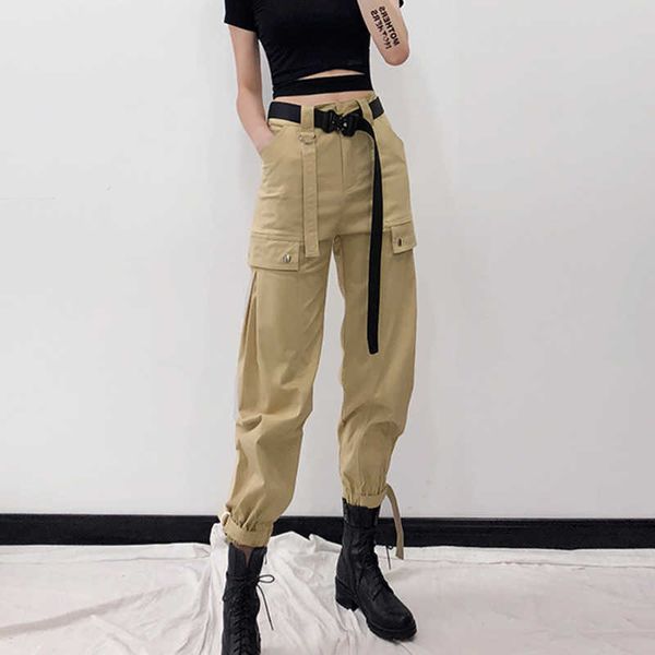 belt buckle cargo pant hip pop streetwear ribbon bf loose harem beam foot joggers female sweatpants button trousers 210531, Black;white
belt buckle cargo pant hip pop streetwear ribbon bf loose harem beam foot joggers female sweatpants button trousers 210531, Black;white