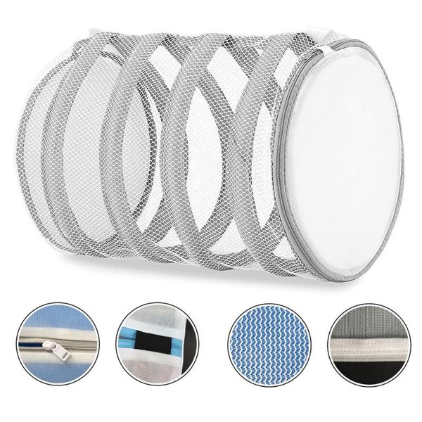 bathroom machine zipper closure shoe wash bag laundry drying storage polyester cleaning washing net with hanging loops durable bags
bathroom machine zipper closure shoe wash bag laundry drying storage polyester cleaning washing net with hanging loops durable bags