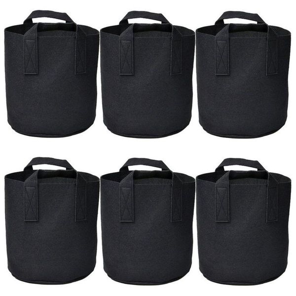 planters & pots garden 6-pack 7 gallon grow bags /aeration fabric /plant bag/handles (black)
planters & pots garden 6-pack 7 gallon grow bags /aeration fabric /plant bag/handles (black)