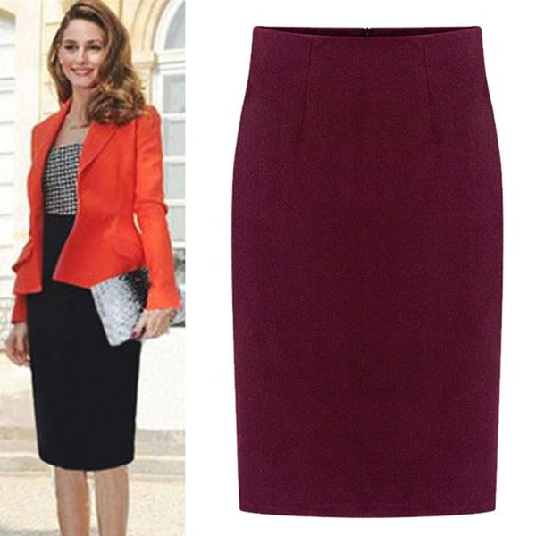 skirts customize autumn winter womens plus size bag hip skirt ladies elegant woolen high waist knee-length pencil back slit saia, Black
skirts customize autumn winter womens plus size bag hip skirt ladies elegant woolen high waist knee-length pencil back slit saia, Black