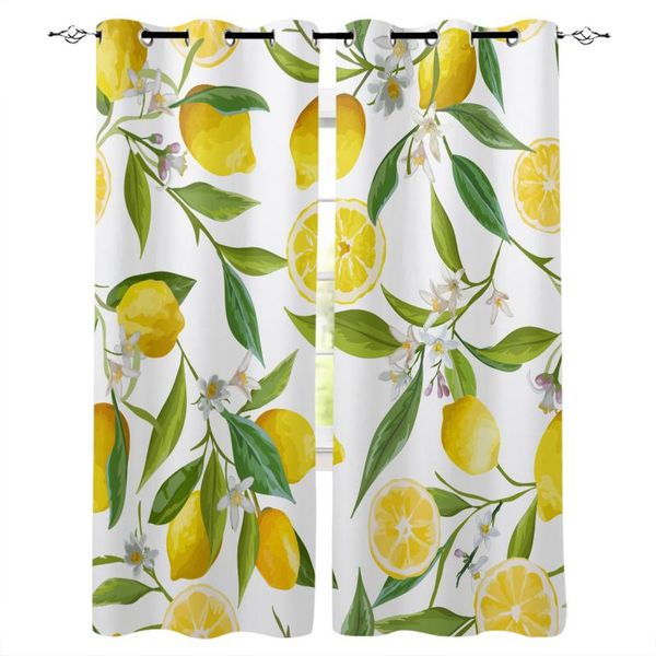 fruit lemon yellow white curtain for living room kids decoration bedroom window treatment drapes &
fruit lemon yellow white curtain for living room kids decoration bedroom window treatment drapes &