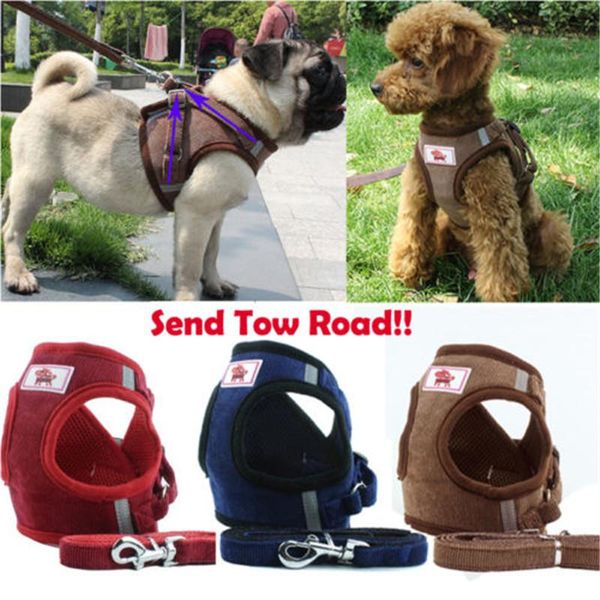 dog collars & leashes portable casual vest style leash harnesses coffee or red two color for choice
dog collars & leashes portable casual vest style leash harnesses coffee or red two color for choice