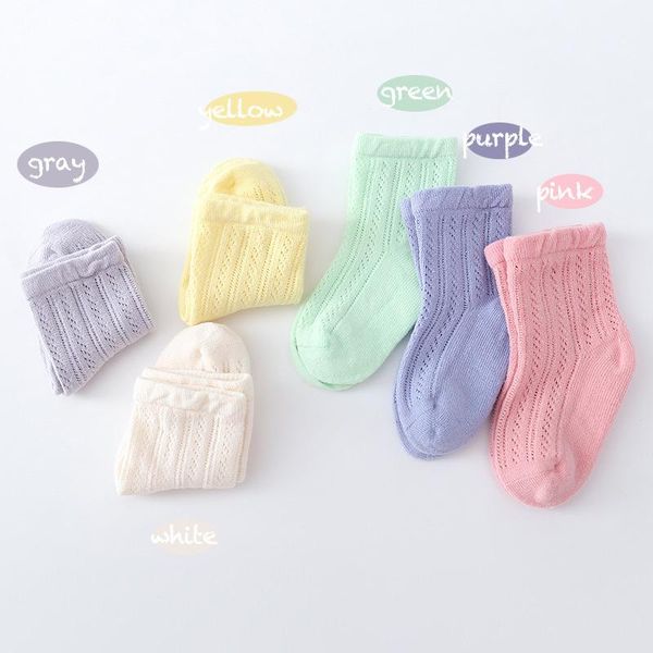soft cotton born baby socks candy color boy girl summer mesh infant toddler kids floor, Pink;yellow
soft cotton born baby socks candy color boy girl summer mesh infant toddler kids floor, Pink;yellow