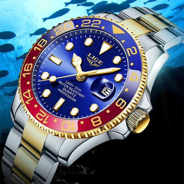 lige men's watches quartz wrist brand luxury stainless steel watch for men waterproof calendar clock male wristwatch 210728, Slivery;brown
lige men's watches quartz wrist brand luxury stainless steel watch for men waterproof calendar clock male wristwatch 210728, Slivery;brown