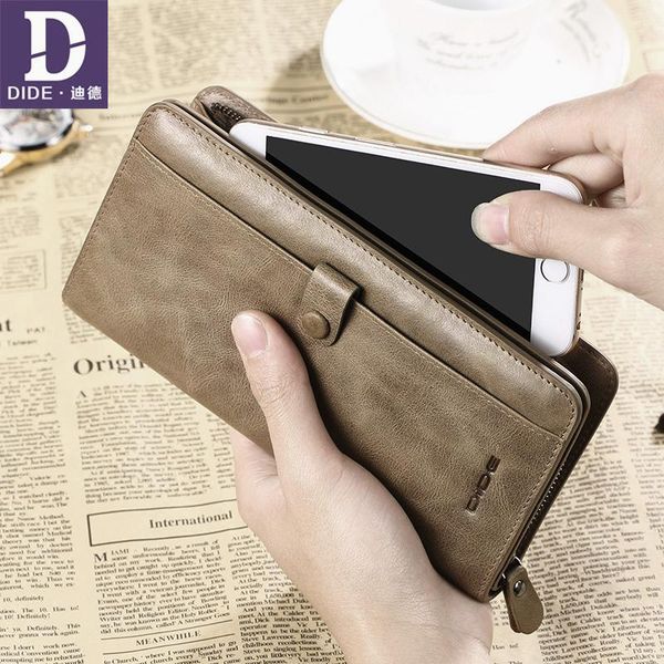 wallets dide casual phone bag clutch purse wallet genuine leather for men card holder coin zipper male long, Red;black
wallets dide casual phone bag clutch purse wallet genuine leather for men card holder coin zipper male long, Red;black
