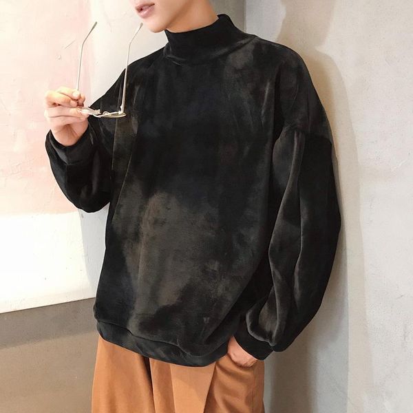 men's hoodies & sweatshirts 2021 fashion thicken fabric coats high collar pullovers loose casual brand 4 color size m-5xl, Black
men's hoodies & sweatshirts 2021 fashion thicken fabric coats high collar pullovers loose casual brand 4 color size m-5xl, Black