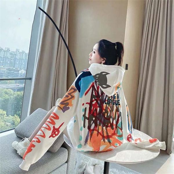women's t-shirt harajuku high street print autumn female loose long sleeve hoodies sweatshirts fashion women casual sweatshirt students, White
women's t-shirt harajuku high street print autumn female loose long sleeve hoodies sweatshirts fashion women casual sweatshirt students, White