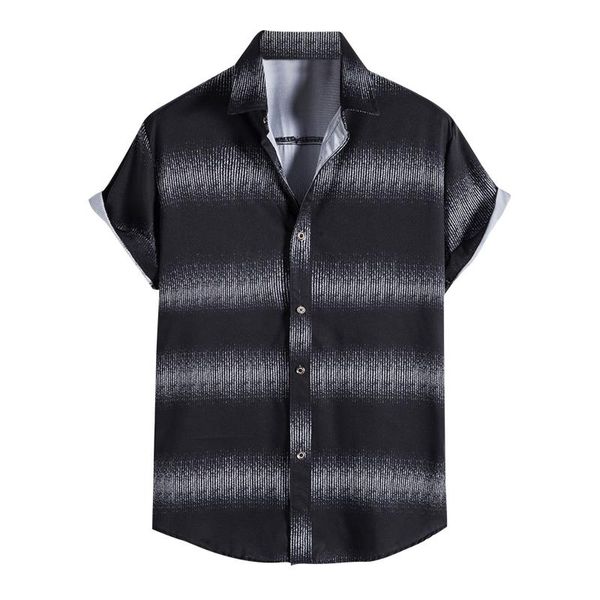 men's casual shirts men summer vintage stripe streetwear korean gradient sports cardigan loose lapels short sleeve blouses mens clothi, White;black
men's casual shirts men summer vintage stripe streetwear korean gradient sports cardigan loose lapels short sleeve blouses mens clothi, White;black