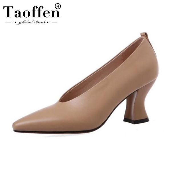 dress shoes taoffen women genuine leather pointed toe pumps office ladies party wedding high heel woman daily size 32-43, Black
dress shoes taoffen women genuine leather pointed toe pumps office ladies party wedding high heel woman daily size 32-43, Black