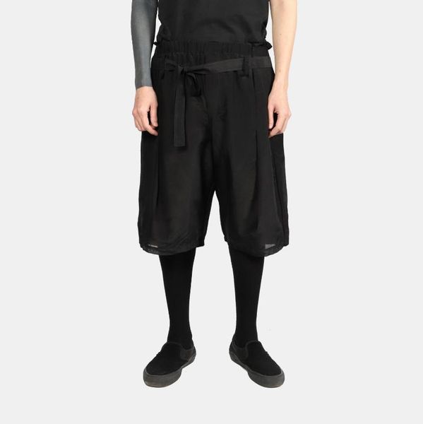 men and women's clothing hair stylist fashion catwalk double layer strapping low-end shorts plus size singer costumes men's, White;black
men and women's clothing hair stylist fashion catwalk double layer strapping low-end shorts plus size singer costumes men's, White;black