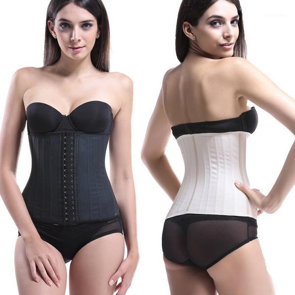 women's shapers shinning latex waist trainer 25 spiral steel boned black cream slimming cincher 3 hooks and eyes corset underwear corse, Black;white
women's shapers shinning latex waist trainer 25 spiral steel boned black cream slimming cincher 3 hooks and eyes corset underwear corse, Black;white