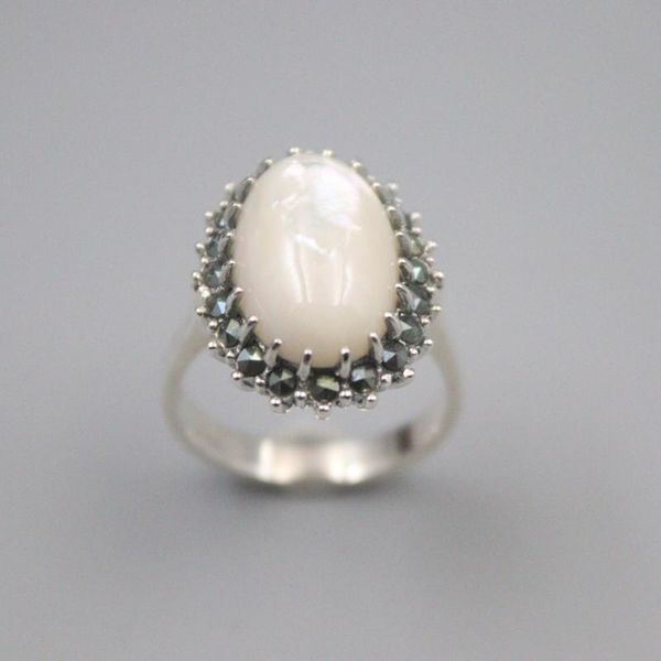 pure 925 sterling silver ring width 22mm shell bead marcasite lace for woman us size 6-10 cluster rings, Golden;silver
pure 925 sterling silver ring width 22mm shell bead marcasite lace for woman us size 6-10 cluster rings, Golden;silver