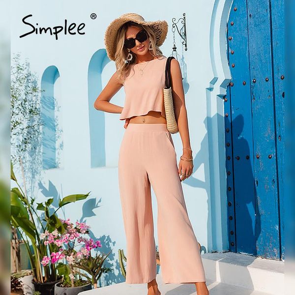 simplee casual pink two-piece ladies pant sets elegant sleeveless trouser summer women suits 2021 fashion button office suit women's tw, White
simplee casual pink two-piece ladies pant sets elegant sleeveless trouser summer women suits 2021 fashion button office suit women's tw, White