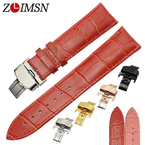 watch bands zlimsn red genuine leather watchband butterfly buckle clasp 18 20 22 24mm belt watches accessories relojes hombre 2021, Black;brown
watch bands zlimsn red genuine leather watchband butterfly buckle clasp 18 20 22 24mm belt watches accessories relojes hombre 2021, Black;brown