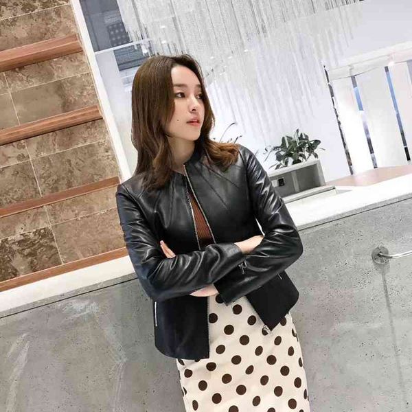 jackets woman coats natural 100% jackets female motorcycle sheepskin leather garment overcoat, Black;brown
jackets woman coats natural 100% jackets female motorcycle sheepskin leather garment overcoat, Black;brown