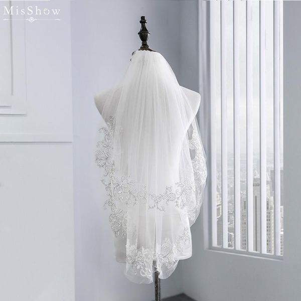 bridal veils misshow 2021 high-quality white beige beaded wedding veil 2 layer lace appliqued edge with comb accessories, Black
bridal veils misshow 2021 high-quality white beige beaded wedding veil 2 layer lace appliqued edge with comb accessories, Black