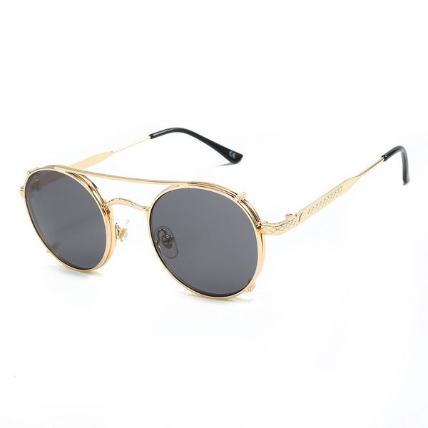 s085 dual purpose sunglasses new flat coat metal sunglasses street p men's and women's glasses, White;black
s085 dual purpose sunglasses new flat coat metal sunglasses street p men's and women's glasses, White;black