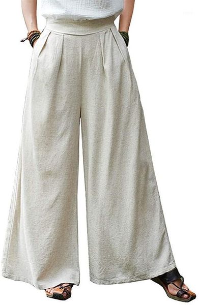 shanghai story women's linen wide leg elastic waistband pants with pockets 3 color & capris, Black;white
shanghai story women's linen wide leg elastic waistband pants with pockets 3 color & capris, Black;white