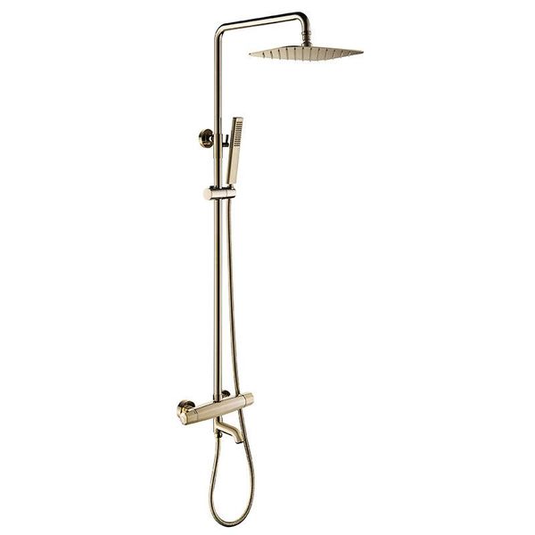 soild brass thermostatic shower system set golden faucets rainfall head kit for bathroom el douche sets
soild brass thermostatic shower system set golden faucets rainfall head kit for bathroom el douche sets