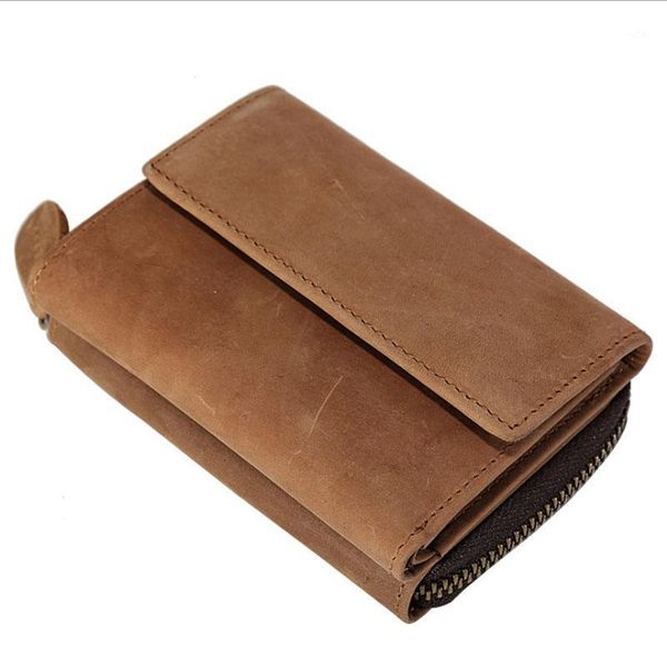 wallets designer brand men crazy horse genuine leather wallet trifold vintage zipper clasp coin purse short casual snap clutch 40701, Red;black
wallets designer brand men crazy horse genuine leather wallet trifold vintage zipper clasp coin purse short casual snap clutch 40701, Red;black