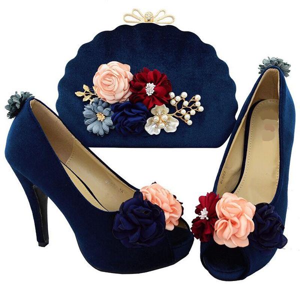 dress shoes lemon women pumps with flower decoration african match handbag set for lady dressing bl002 heel 11cm, Black
dress shoes lemon women pumps with flower decoration african match handbag set for lady dressing bl002 heel 11cm, Black