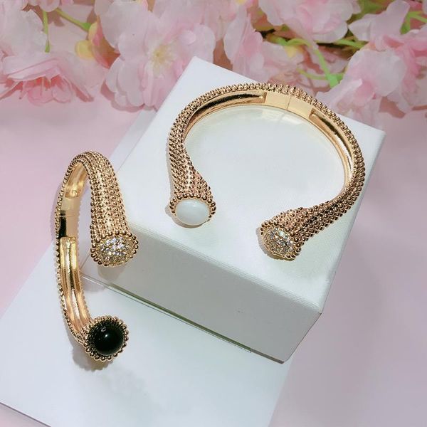 bangle brand fashion jewelry bead open bracelet color natural stone men's and women's thick wedding banquet gift, Black
bangle brand fashion jewelry bead open bracelet color natural stone men's and women's thick wedding banquet gift, Black