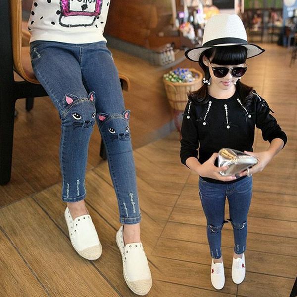 jeans 2021 lovely cat children pants baby girls cute 3d cartoon pattern kids casual trousers for kid b0661, Blue
jeans 2021 lovely cat children pants baby girls cute 3d cartoon pattern kids casual trousers for kid b0661, Blue