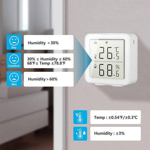smart home control assistant temperature humidity sensor detector wifi 2.4ghz remote wireless monitor analyzer for hygrometer
smart home control assistant temperature humidity sensor detector wifi 2.4ghz remote wireless monitor analyzer for hygrometer