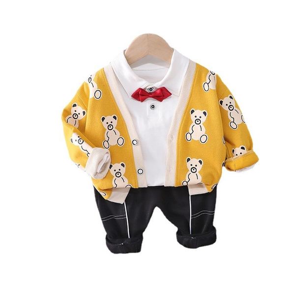 clothing sets fashion spring autumn baby boys cartoon clothes children girls cotton casual jacket t-shirt pants 3pcs/set infant, White
clothing sets fashion spring autumn baby boys cartoon clothes children girls cotton casual jacket t-shirt pants 3pcs/set infant, White