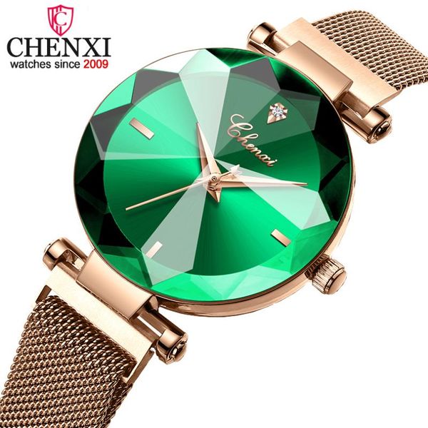 wristwatches 2021 women watches chenxi brand fashion gem cut geometry crystal luxury ladies quartz zegarek damski relogio feminino, Slivery;brown
wristwatches 2021 women watches chenxi brand fashion gem cut geometry crystal luxury ladies quartz zegarek damski relogio feminino, Slivery;brown